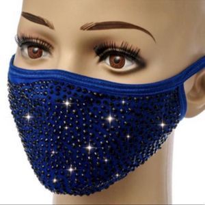 ⭐️ Bling Bling Queen Reusable Swarovski Crystal Handmade face mask